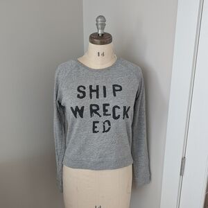 Levi's Shipwrecked Grey Cotton Sweatshirt